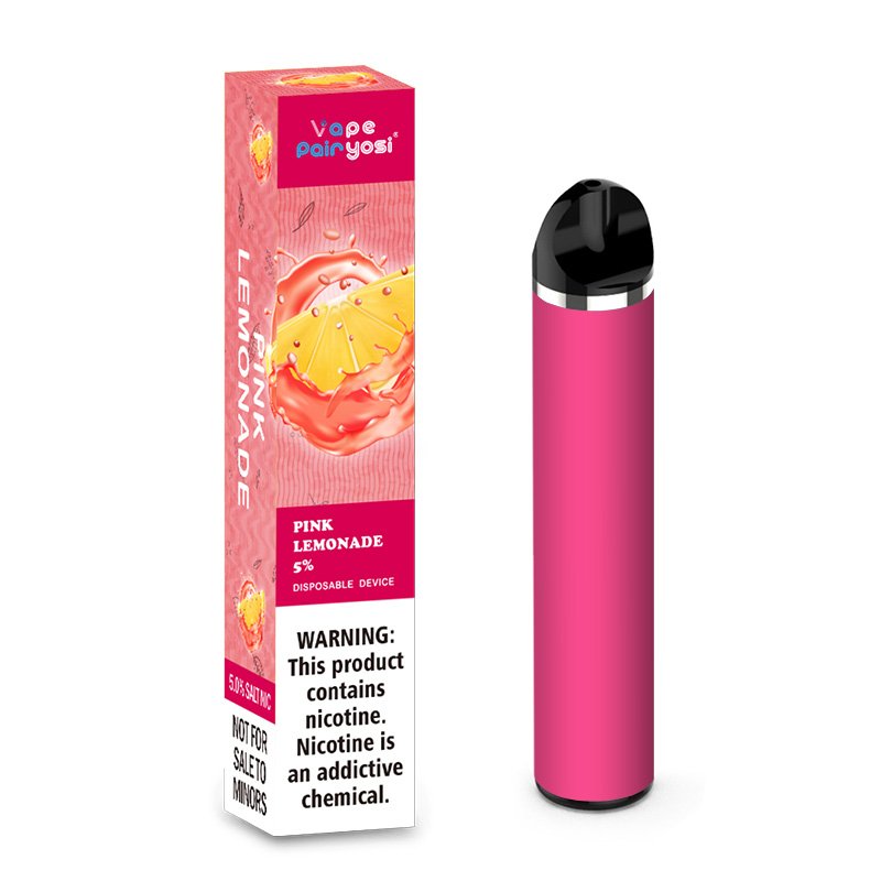 Lros 1500 Puffs Disposable Vape boxes and pods showing Banana Ice, Pink Lemonade, Grape Ice, Cool Mint, and Pineapple Ice flavors with 5 percent nicotine warning.