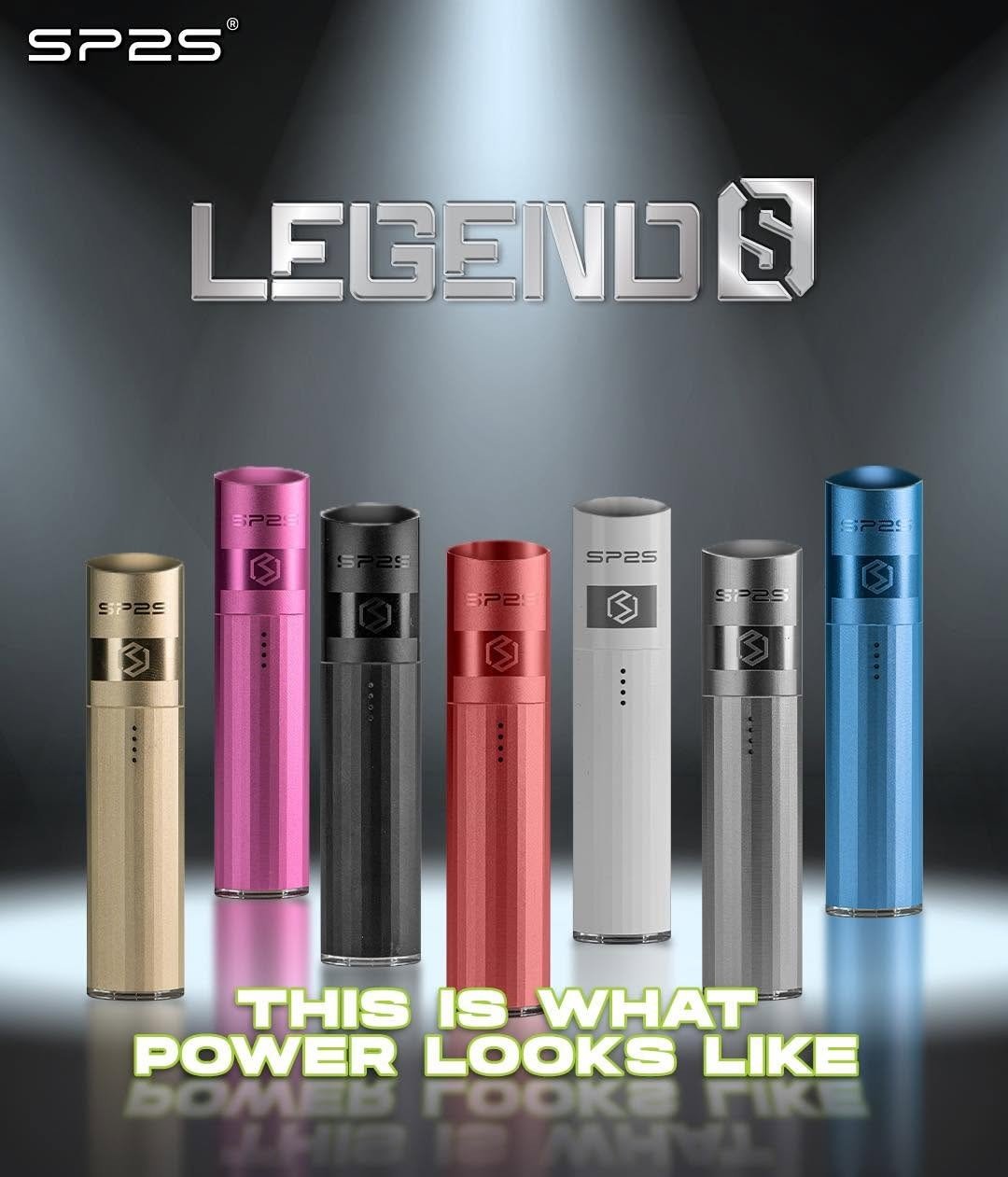 SP2S Legend S Device premium titanium pod vape kit with USB-C port