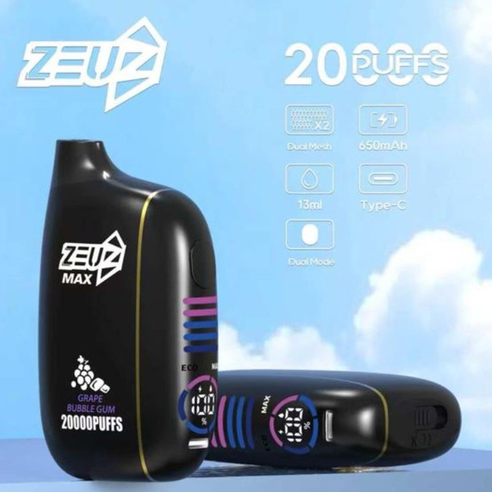 Zeuz Max 20000 Puffs Disposable Vape Rechargeable Device